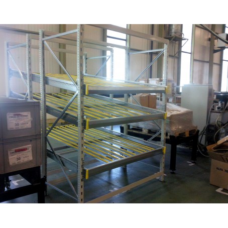 Rayonnage Dynamique cartons – Stockage FIFO pour préparation de commande – Gain de place 35% - Image 2