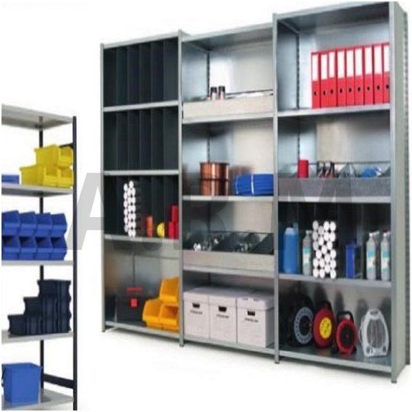 Rayonnage peint ou galvanisé à tablettes tôlées Epsilon - Image 1