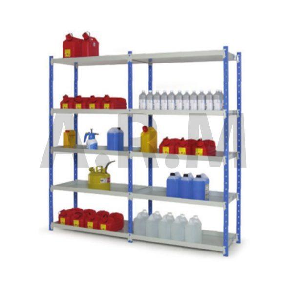 Rayonnage pour le stockage de produits polluants non corrosifs – Rétention FLIP - Image 1