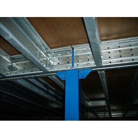 Plate-forme industrielle sur poteaux OmniMetal – Structure métallique avec plancher agglo CTBH - Image 4