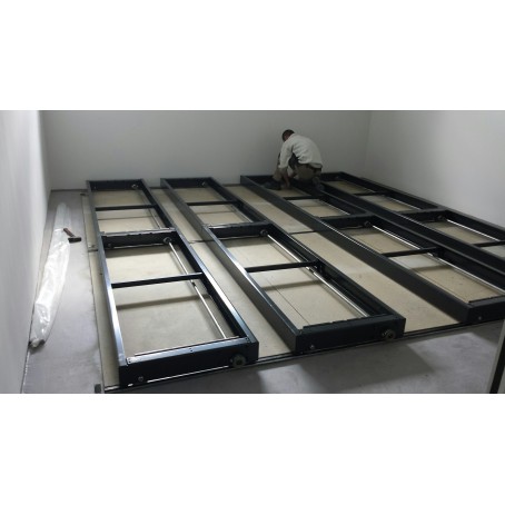 Rayonnage mobile pour stockage et archives – Système de rails au sol avec déplacement manuel - Image 4