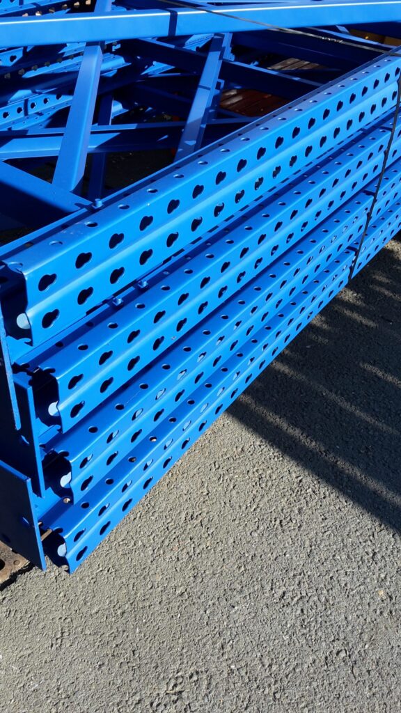 Rack à palette d’occasion POLYPAL – 3T par niveau, 15 travées de 2700 mm 3