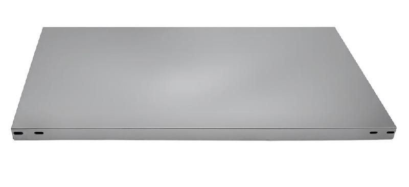 BITO Tablette en inox adapté au contact alimentaire, pour rayonnage du même type  x 1000 x 800, tablettes fermées – inox 49-52934 - Image 1