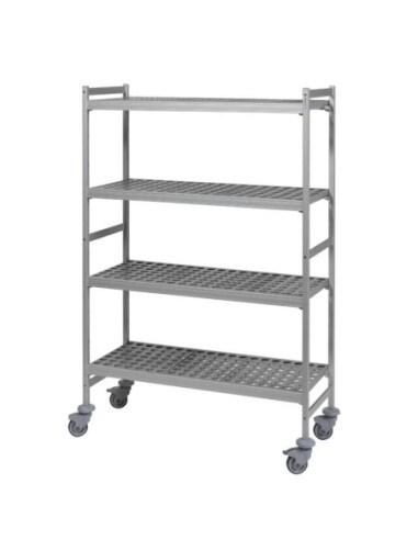 FERMOD Rayonnage mobile clayettes polymère 6611 Fermostock L 1077 mm- 4 niveaux-profondeur 560 mm – 3617800296488 - Image 1