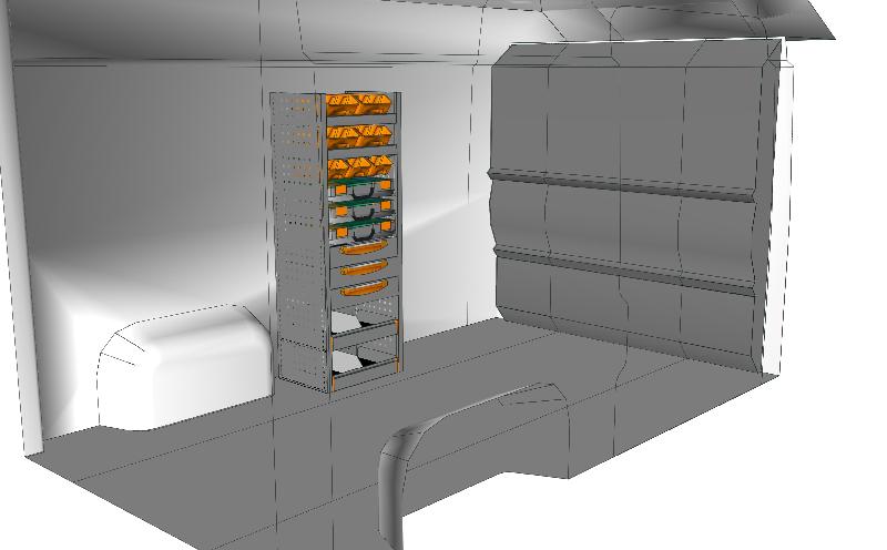 Kit v3 toute hauteur l.508 x h.1400 – u152313 - Image 1