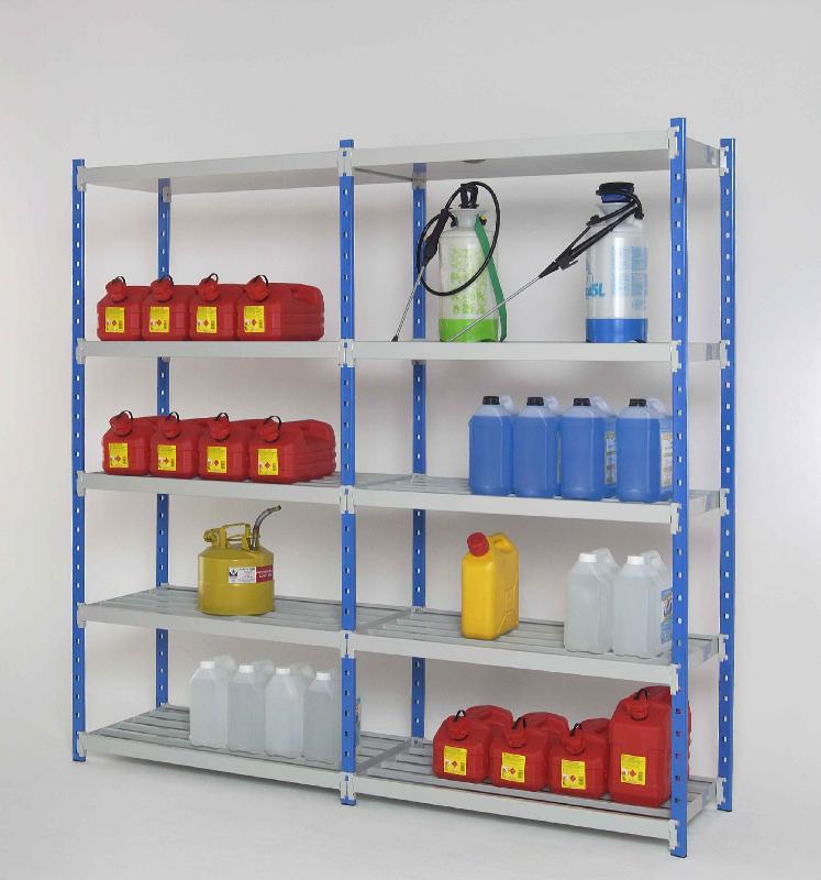 Rayonnage acier FLIP – 5 niveaux – Profondeur 400 mm – Largeur 1000 mm – Hauteur 2000 mm - Image 1