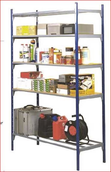 Rayonnage montage rapide sans outil UD100 – stockage et archivage, ossature robuste, réglage à volonté - Image 1