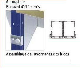 Rayonnage montage rapide sans outil UD100 – stockage et archivage, ossature robuste, réglage à volonté - Image 4