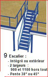 rayonnage plateforme 6 ud – modulable avec poteaux en tube 120 x 120 et solives en profil c galvanisé - Image 3