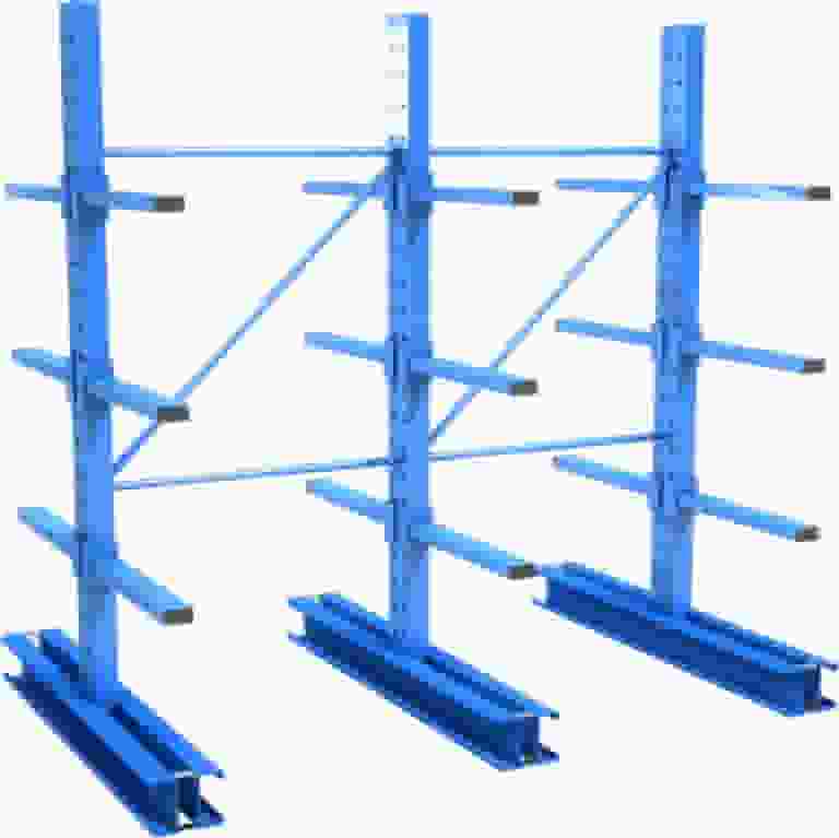 Rayonnage cantilever léger – hauteur 1750mm à 3000mm, profondeur 400mm à 800mm, simple ou double face - Image 2