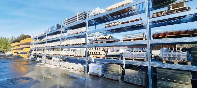 Caillebotis pour rack à palettes – platelage rayonnage en métal, 1000 kg, 1000 mm ou 1100 mm de profondeur - Image 3