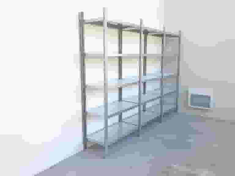 Rayonnage léger galvanisé pour stockage bureaux et ateliers – montage sans vis – hauteur 1850 à 3500mm - Image 2