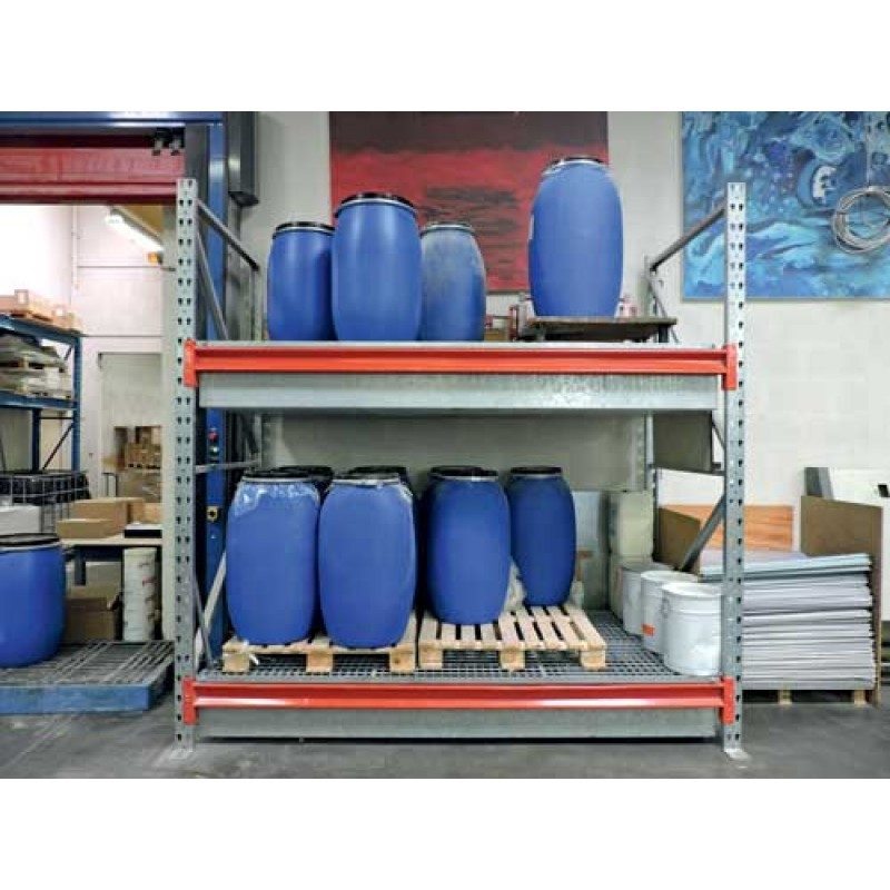 Rayonnage lourd pour stockage de palettes avec rétention – Medisel - Image 1