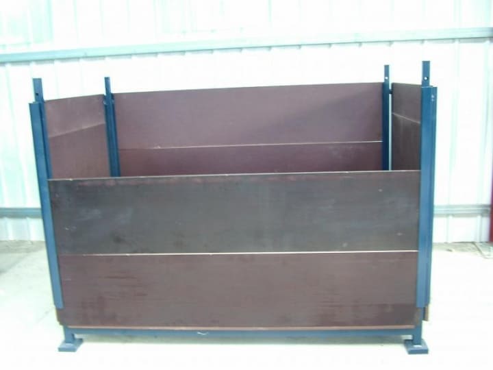 Rack de stockage gerbable Avranches – dimensions 1.20 x 1 x 0.80m, 1.70 x 1.02 x 1.48m, 2 x 1.02 x 1.48m – ossature acier 60×30 ép. 2mm – livré démonté - Image 3