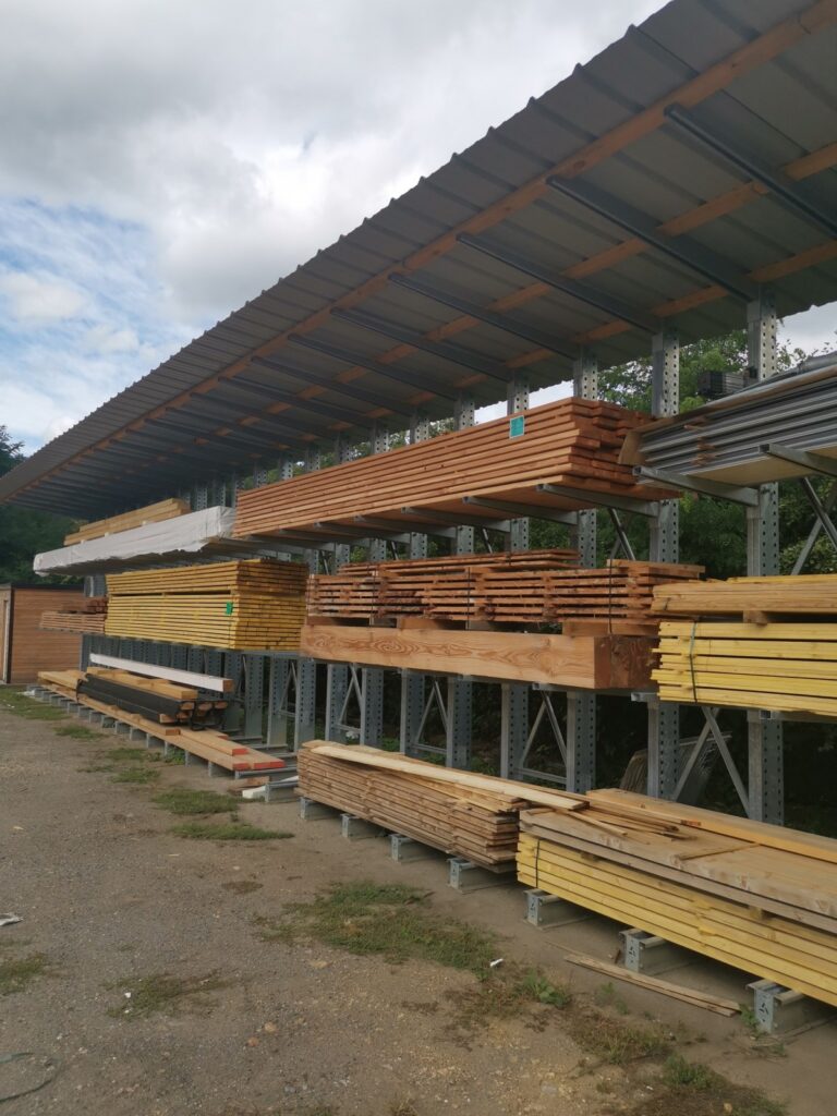 Cantilever charge lourde – stockage de bois, barres ou tubes – Puy en Velay en Haute-Loire - Image 2