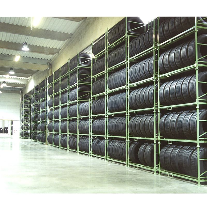 Rack à pneus 2343x1078x1207mm – métal, capacité 550 kg, neuf - Image 3