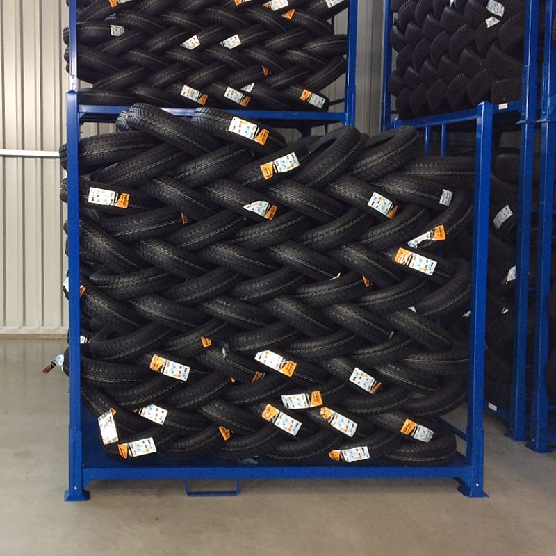 Rayonnage à pneus 2395x1250x2205 mm en métal – neuf - Image 2