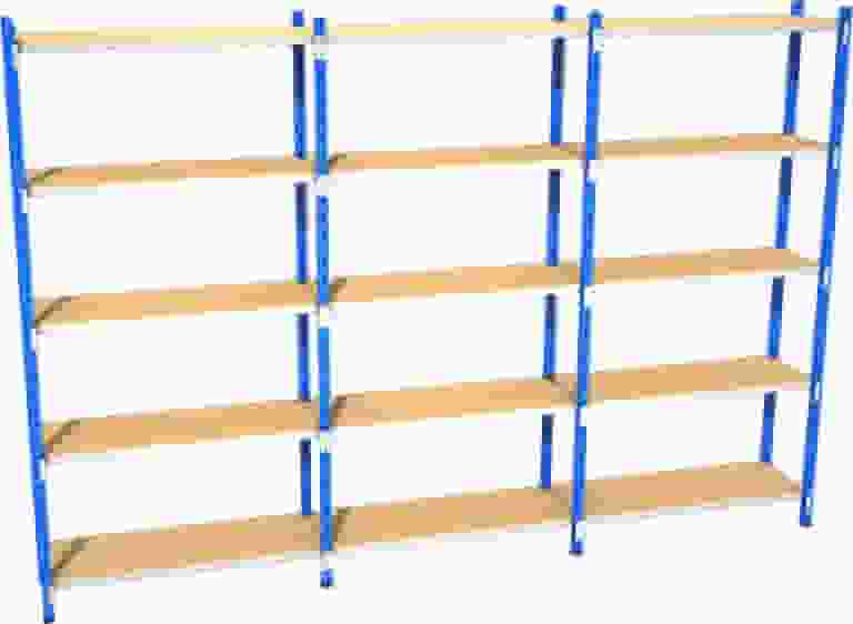 Rayonnage léger peint – montage sans vis, dimensions variables de 1850mm à 3500mm de hauteur - Image 3