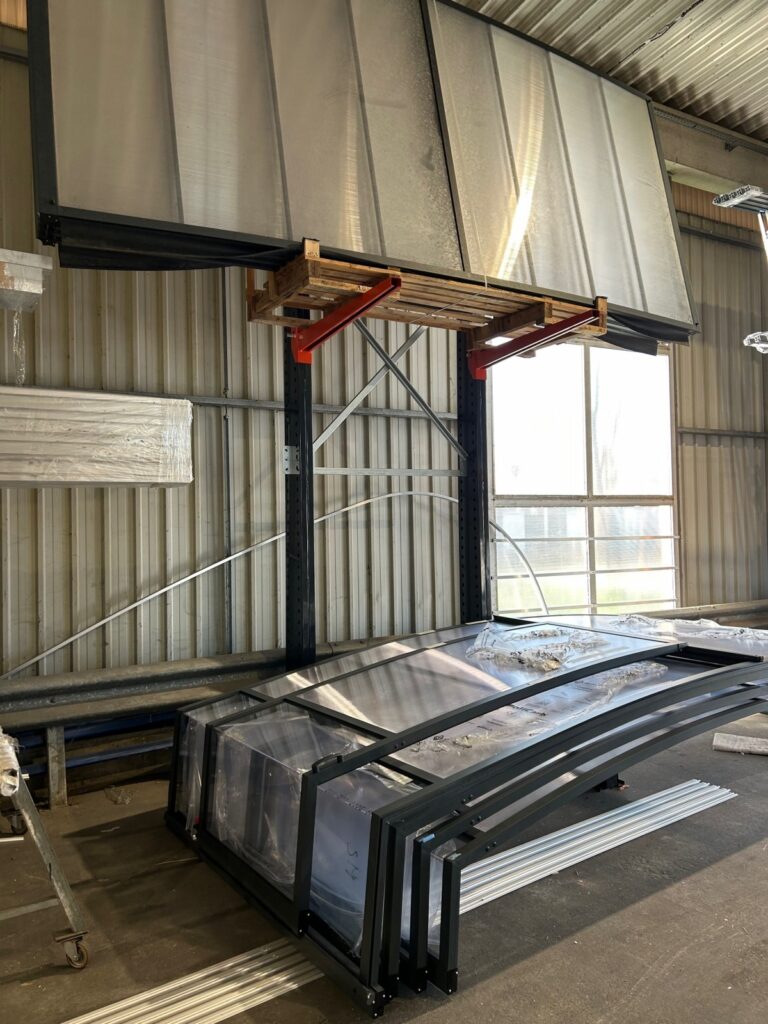 Rayonnage cantilever sur mesure pour industriels à Lyon – stockage de matériaux longs et lourds - Image 3