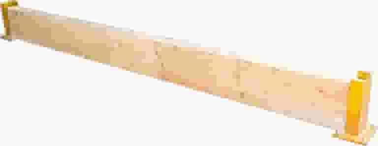 Protection latérale acier – bois pour rayonnage entrepôt - Image 2