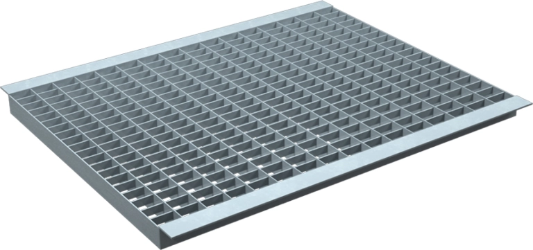 Caillebotis pour rack à palettes – platelage rayonnage en métal, 1000 kg, 1000 mm ou 1100 mm de profondeur - Image 2