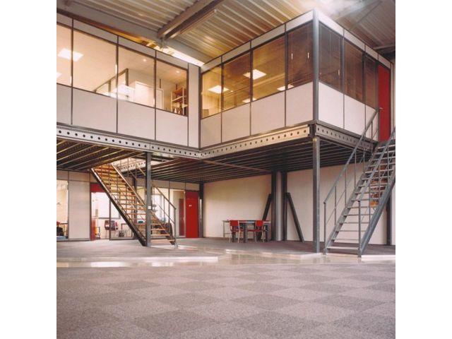Mezzanines de niveau uni Pyrénées Equipements – stockage multi-niveaux sur rayonnages - Image 4