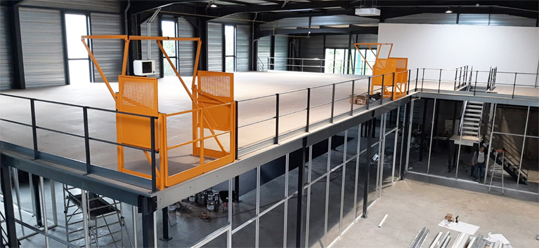 Mezzanines de stockage Pyrénées Equipements – structure autoportante modulable et robuste - Image 4