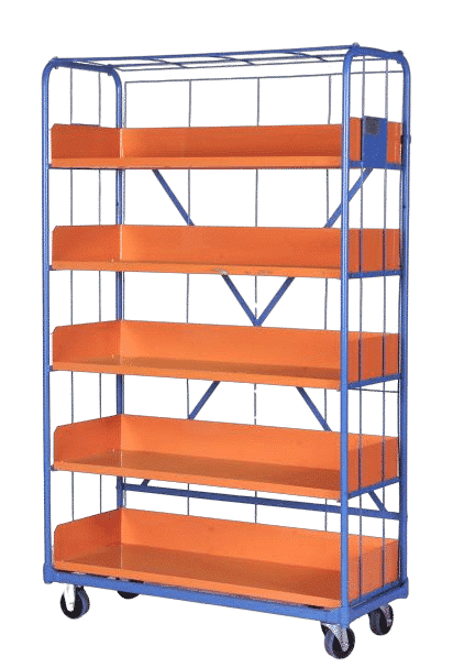 Armoire de déménagement 5 bacs H1810 – Ø 22mm électrozinguée + peinture - Image 3