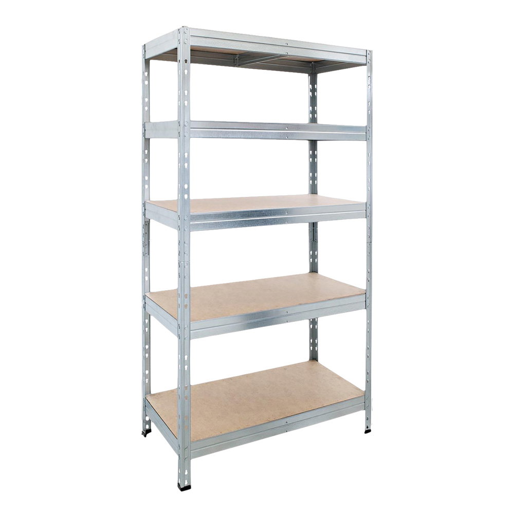 Rayonnage métallique 5 étagères galvanisé – charge maximale 250 kg par étagère – montage clipsable - Image 1