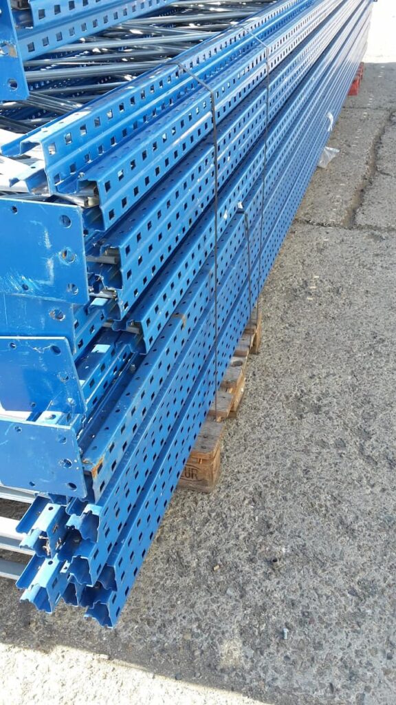 Rack à palette d’occasion ESMENA – 2T par niveau, 48 échelles et 264 lisses 1