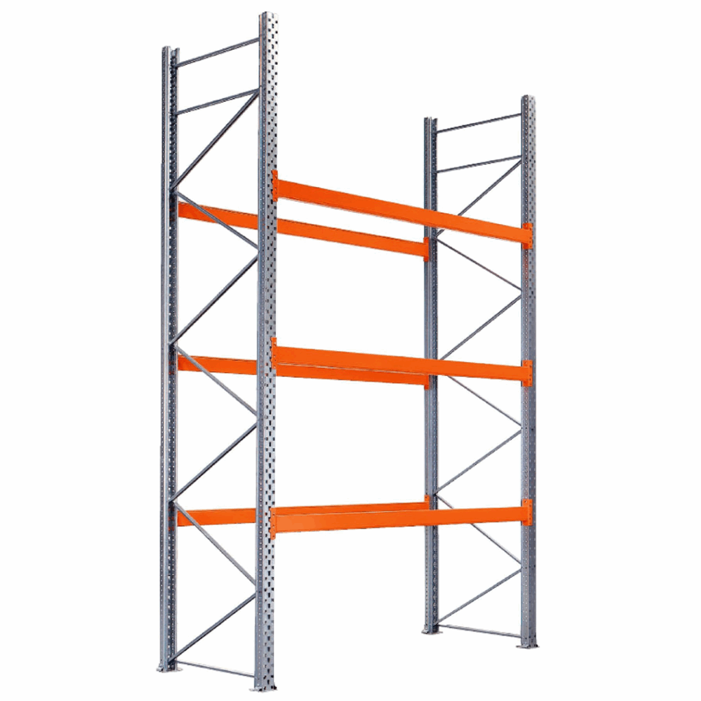 Rack à palettes d’occasion EURECOM – échelles et lisses modulables pour stockage industriel - Image 4