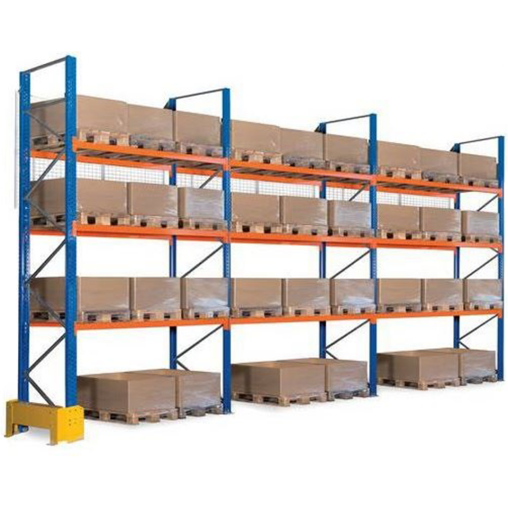 Rack à palettes d’occasion EURECOM – échelles et lisses modulables pour stockage industriel - Image 1