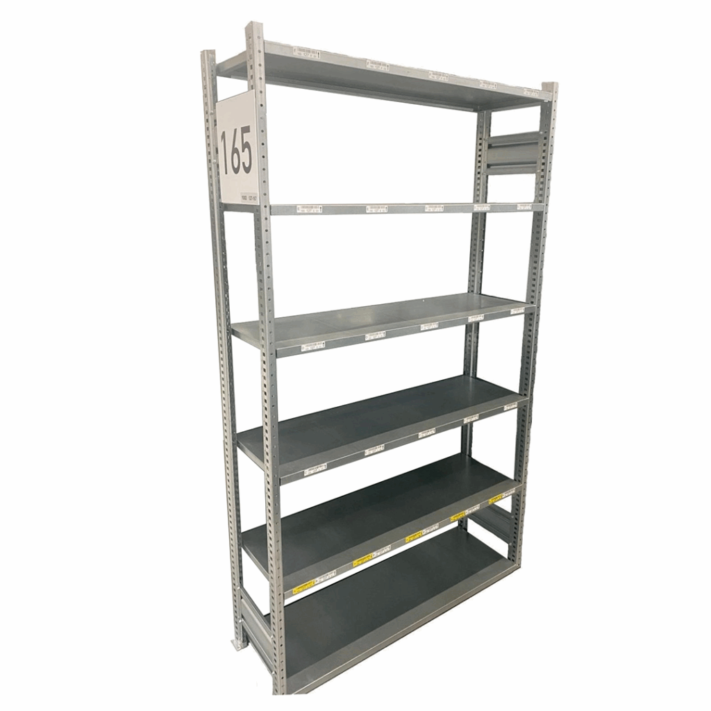 Rayonnage léger d’occasion – modulable, jusqu’à 3000 mm de hauteur et 250 kg par niveau - Image 2