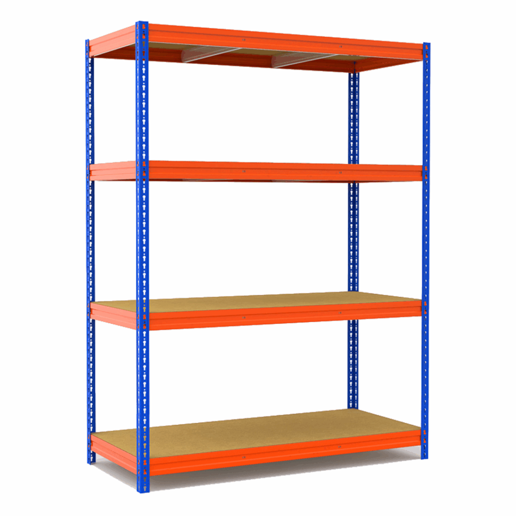 Rayonnage mi-lourd d’occasion – rack mi-lourd pour stockage de pneus, bidons et pièces automobiles - Image 2