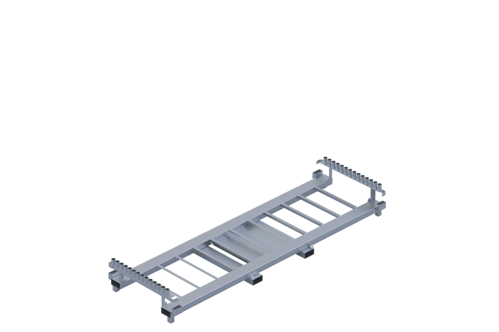 Rack de rangement-V 30 Clôtures + plot + collier – Système universel pliable et empilable - Image 1