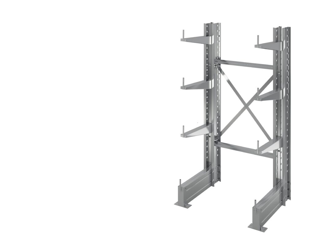 Cantilever Heavy – rayonnage cantilever pour stockage de charges longues et très lourdes - Image 4