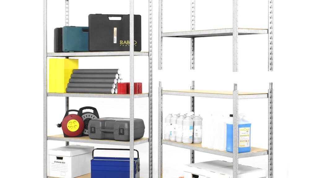 Rayonnage galvanisé EPSILINE – tablettes tubulaires pour stockage jusqu&rsquo;à 235 kg par niveau - Image 2