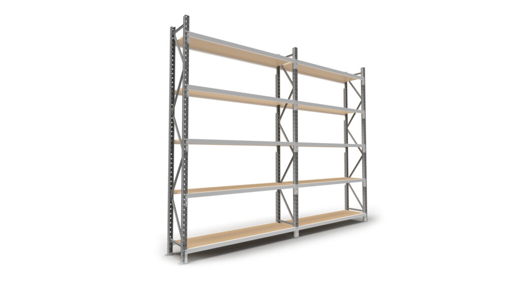 Rayonnage EPSIVOL pour charges mi-lourdes – jusqu&rsquo;à 1500 kg par niveau et 8,5 m de longueur - Image 2