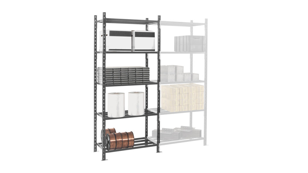 Rayonnage FLIPLUS pour charges mi-lourdes – capacité jusqu&rsquo;à 500 kg/niveau - Image 2