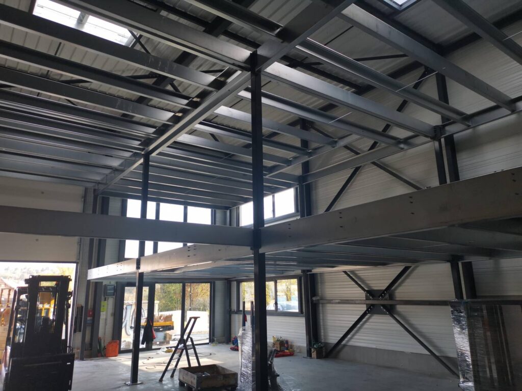 Plateforme de stockage 2 niveaux – Lyon Rhône-Alpes – 140 m² à 390 m² – assemblage simple – certifiée CE - Image 2