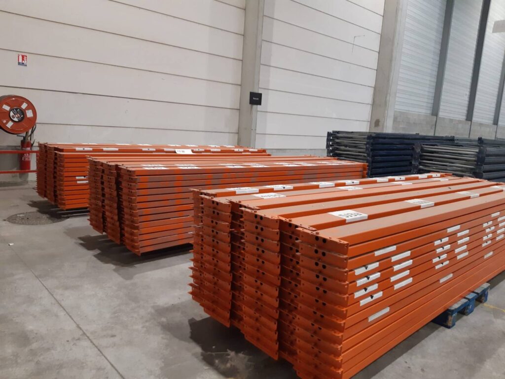 RACK OCCASION MECALUX 450 EMPLACEMENTS PALETTES LOURDES – INDUSTRIES - Image 1