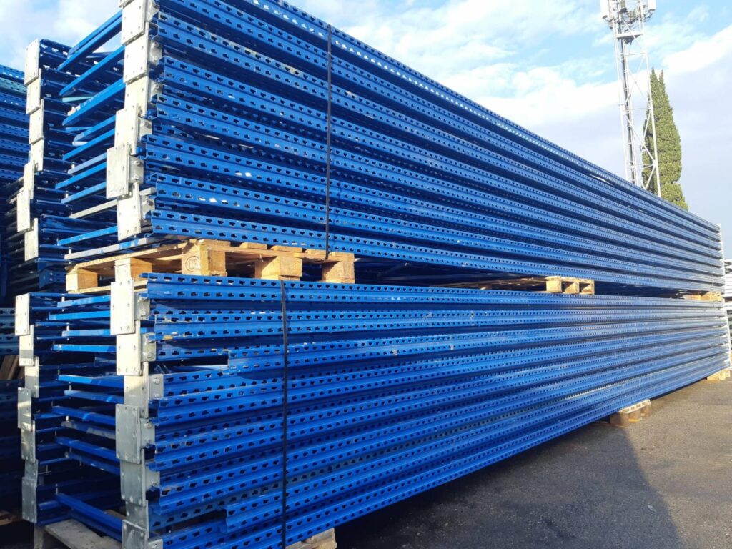 Rack à palettes occasion en excellent état – Échelles H9m + Lisses L2.70m 3T/Niv - Image 1