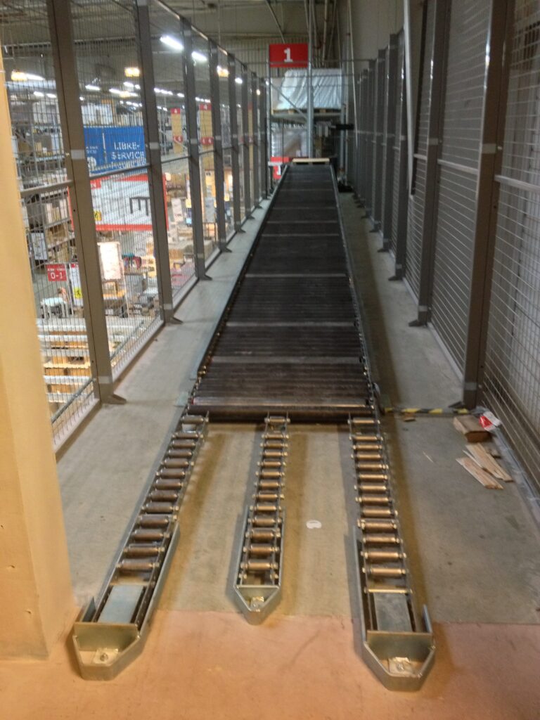 Ligne de stockage dynamique palette sur mesure pour manutention optimisée 1