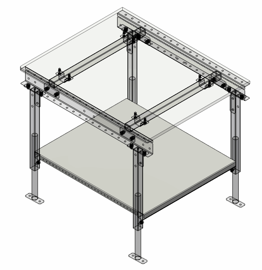 Étagère 1000x800mm – Largeur 800mm, Longueur 1000mm, Charge max 150kg - Image 1