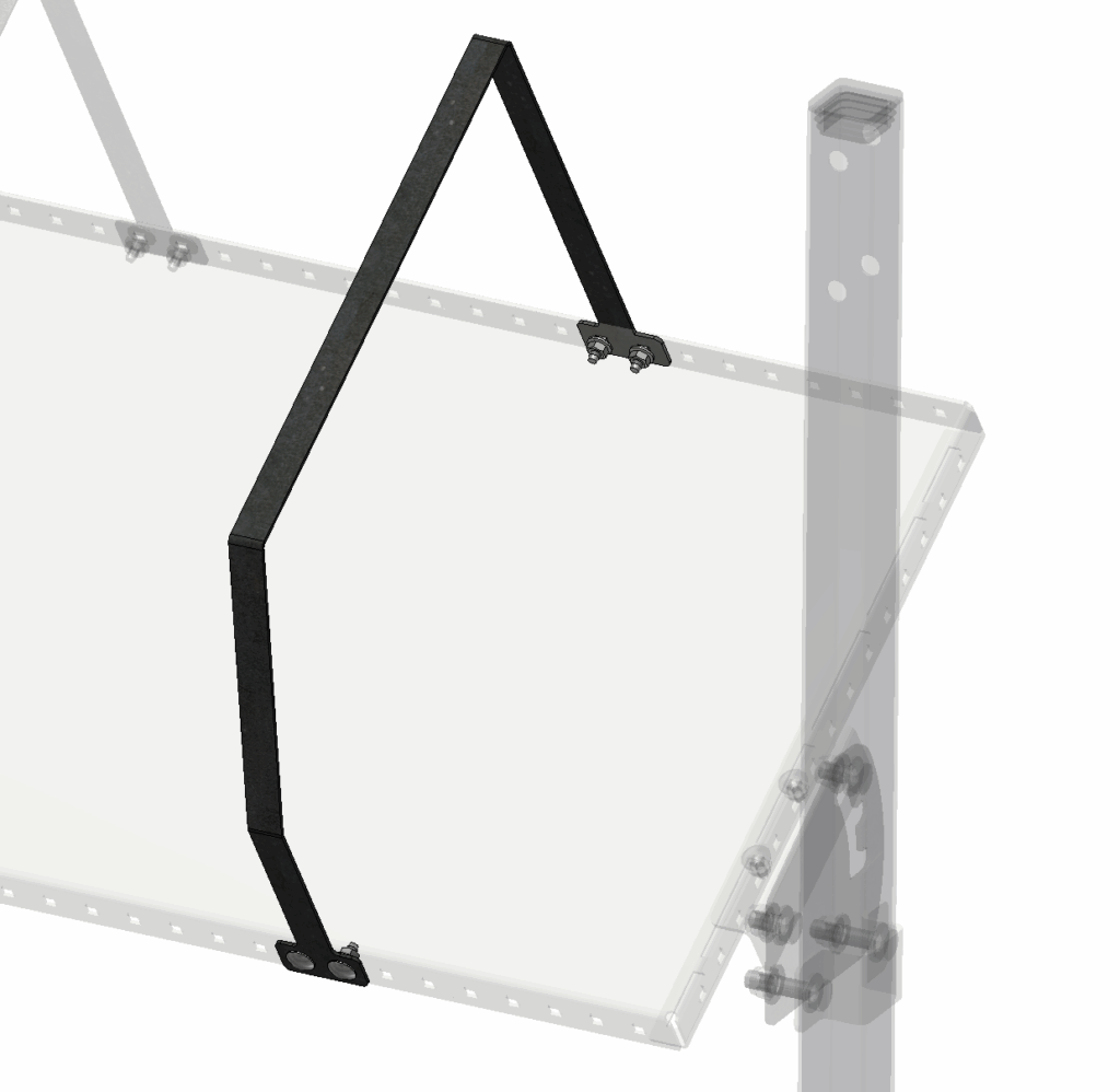 Séparateur étagère en acier peint RAL 7016 – Hauteur 270mm – Largeur 400mm - Image 1