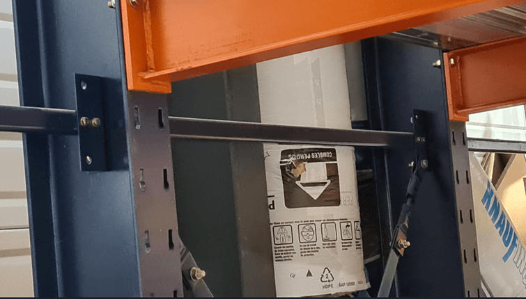 LOT rack CANTILEVER SIMPLE FACE IPE LOURD MECALUX (LO23005) – 4 colonnes + 12 bras IPN 2000mm - Image 2