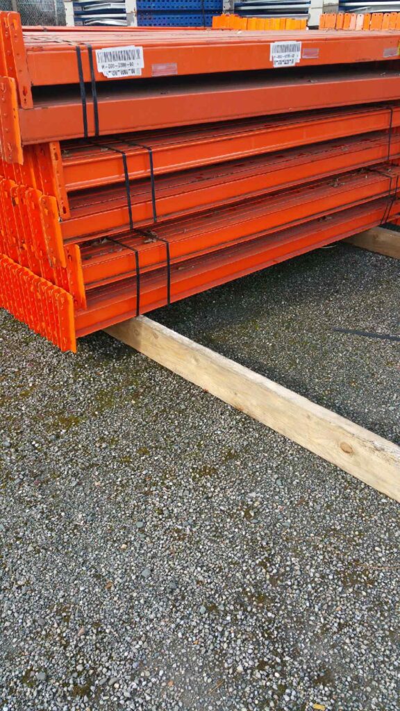 Rack à palette lourd ALSER d’occasion – 90 mm fût, 1000 mm profondeur, 2T4 charge max - Image 2