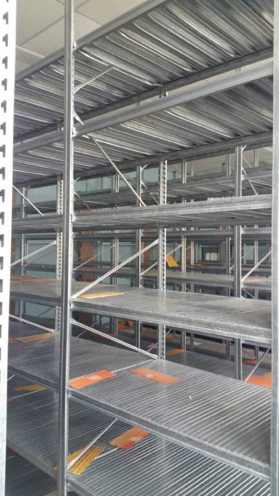 Lot matériel picking – tole tablette metal system – rayonnage mi-lourd occasion - Image 2