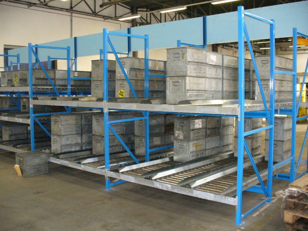 Ligne de stockage dynamique palette sur mesure pour manutention optimisée 2