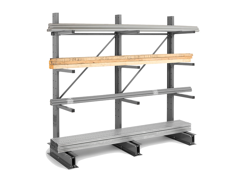 Rayonnage léger de longue portée CANTILEVER – stockage horizontal de charges légères - Image 2